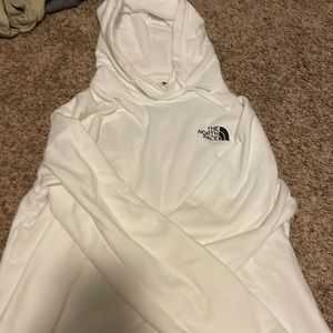 North Face men’s hoodie-white